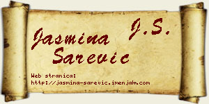 Jasmina Sarević vizit kartica